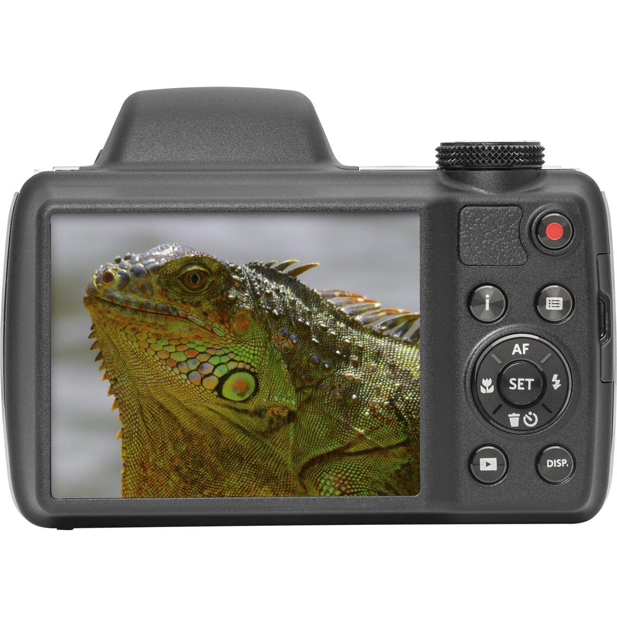 KODAK PIXPRO AZ528 Astro Zoom 16MP Full HD Digital Camera, Black, Bundle with 32GB Memory Card and Camera Bag