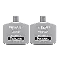 Healthy Scalp Rapid Renewal Shampoo & Conditioner with Pea Protein, UV Damage Protecting Shampoo for Strong Healthy-Looking Hair, 12 Fl Oz