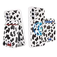 Ｈａｖａｙａ for Galaxy A54 5G case Wallet Samsung Galaxy A54 5g case with Card Holder Samsung A54 case Magnetic Wallet Detachable-Cow Print Black