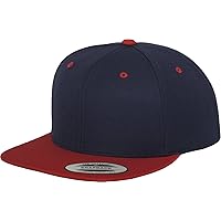 Flexfit Unisex Classic Snapback 2-Tone Cap for Men and Women, Available in 17 Colours, One Size