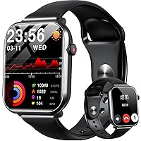 2024 Industry New, 2.0 Inch Ultra Large Screen, Smart Watch, Bluetooth Calls, iPhone Compatible, Pedometer, Activity Tracker, Smart Watch, Women's, Bluetooth 5.3, Over 250 Different Dials, Sports