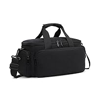 Andoer SLR Cameras Case, Camera Bag Travel Camera Shoulder Bag Water-Resistant Shock-Proof Shockproof DSLR Camera Single Bag for Mirrorless Camera with Removable Dividers and Shoulder Strap, Black