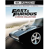 Fast & Furious 8-Movie Collection Fast & Furious 8-Movie Collection 4K Blu-ray DVD