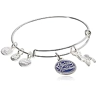 Alex and Ani Collaborations Harry Potter Duo Charms Expandable Bangle for Women, Shiny Finish, 2 to 3.5 in
