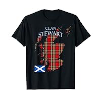 Stewart Scottish Clan Tartan Scotland T-Shirt