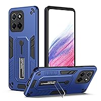 Back Case Cover Case for Huawei Honor X6/Honor X6S/Honor X8 5G Case Heavy Duty Shock Absorption Full Body Protective Case TPU Rubber and Hard PC Phone Case Cover with Retractable hand strap Case Prote