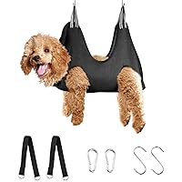 AOMEES Pet Grooming Hammock Harness for Cat & Dog, Dog Hanging Harness  Sling for Nail Trimming, Cat Holder Hanger for Nail Clipping, Cat Dog  Grooming