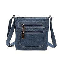 Handbags For Women Crossbody Fashion Adjustable Shoulder Strap Denim Bag Zipper Casual Messenger Bag Ladies Large Leather Backpack