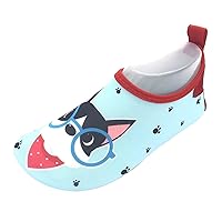 Children Thin and Breathable Swimming Shoes Water Park Cartoon Rubber Soled Beach Shoes Skin Diving Kids Wedges Shoes