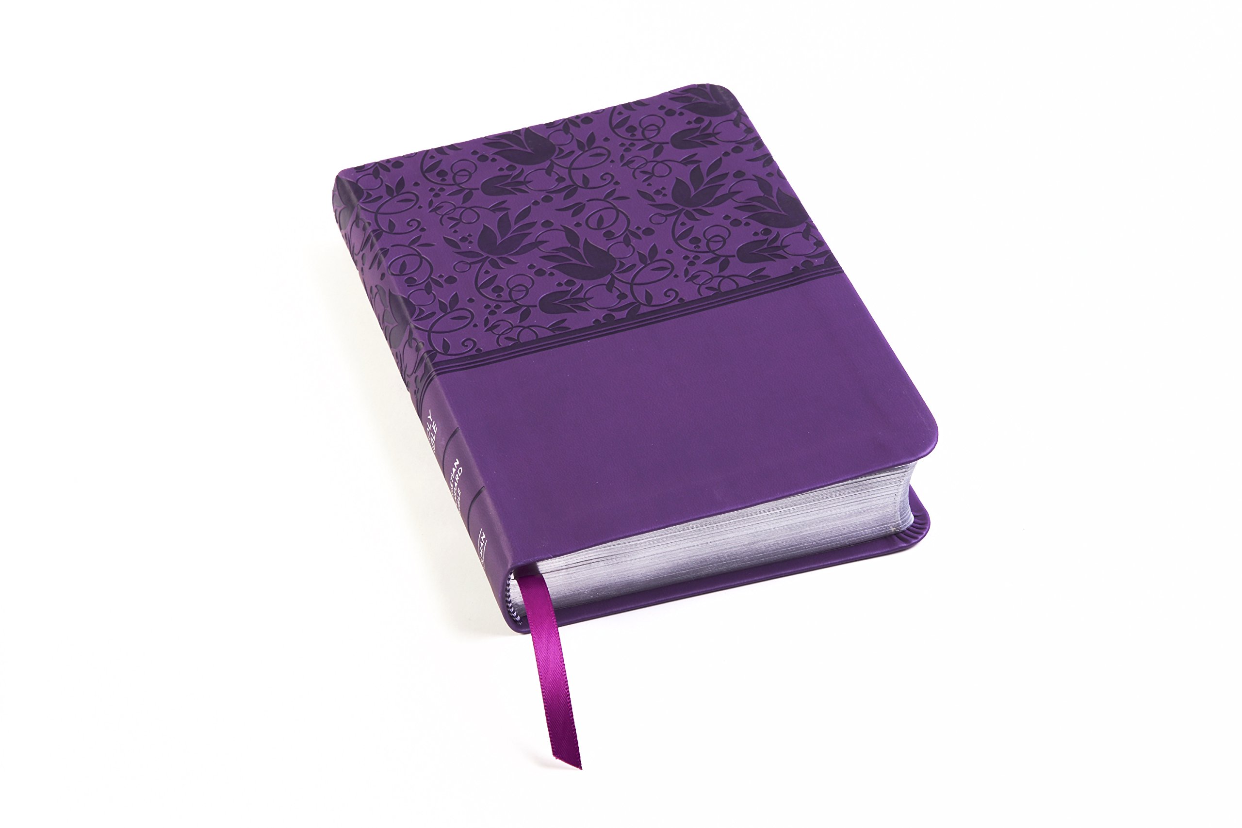 CSB Compact Ultrathin Bible, Purple LeatherTouch, Indexed