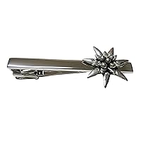Edelweiss Flower Square Tie Clip