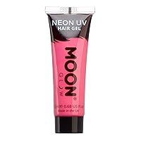 Blacklight Neon UV Hair Gel - 0.67oz Intense Pink – Temporary wash out hair color - Spike and Glow!