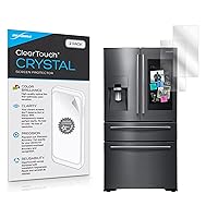 BoxWave Screen Protector Compatible with Samsung Family Hub Refrigerator Without Speaker - ClearTouch Crystal (2-Pack), HD Film Skin - Shields from Scratches