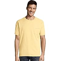 5.5 oz 100% Ringspun Cotton Garment-Dyed T-Shirt with Pocket 3XL SUMMER SQUASH