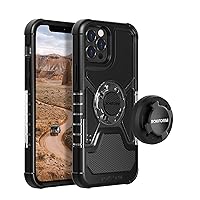 Rokform - iPhone 12 Pro Max Crystal Case + Aluminum RokLock Phone Mount