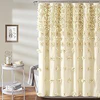 Lush Decor Riley Shower Curtain, 72