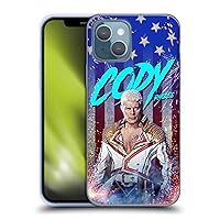 Head Case Designs Officially Licensed WWE Cody Rhodes Cody Rhodes Graphics Soft Gel Case Compatible with Apple iPhone 13