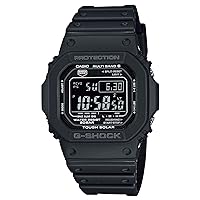 Casio G-Shock GW-M5610U Men's Wristwatch, black/black/white, Military, black/black/white, Military