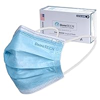 DEMETECH ASTM Level 3 Highly Protective 3 Layer Face Mask with Ear Loops - Made in the USA