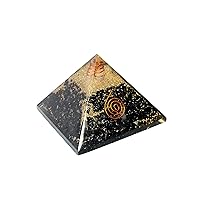 Jet International Jet Black Tourmaline Chakra Orgone Pyramid Free Booklet Crystal Therapy