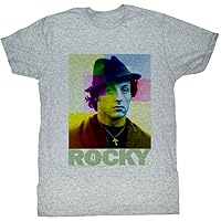 Men's Rocky Colorful Rocks Slim Fit T-Shirt XXX-Large Grey Heather
