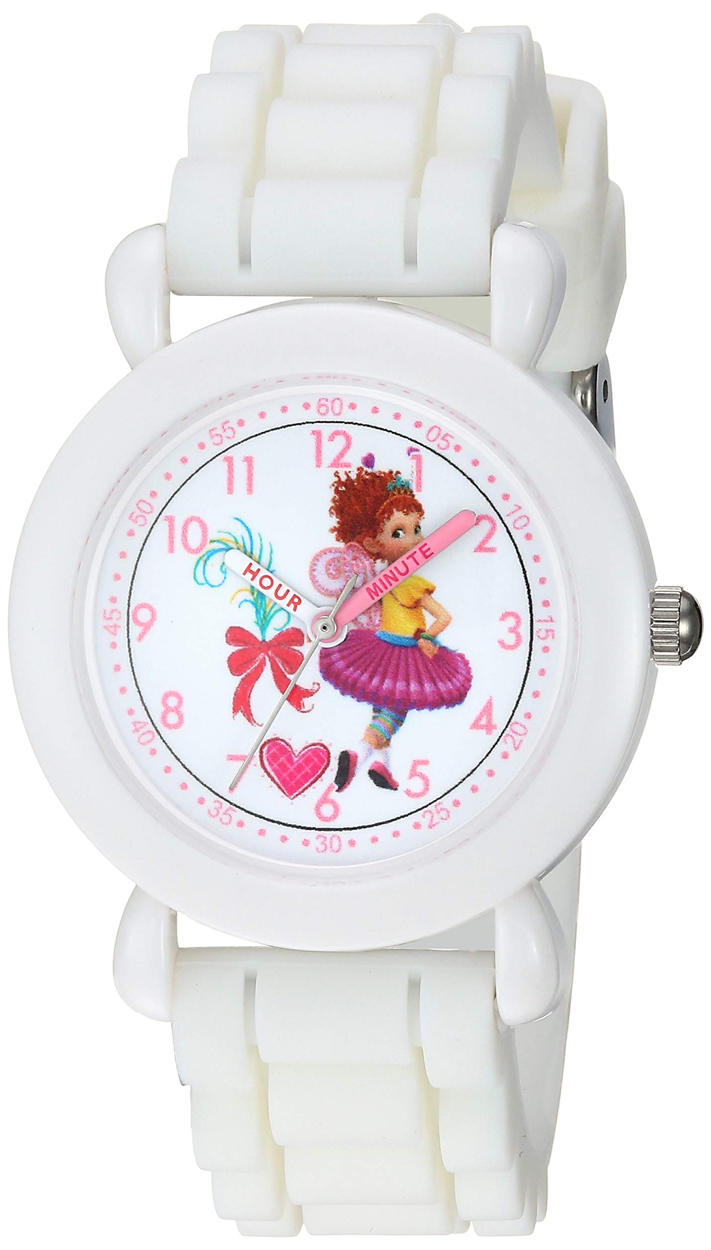 Disney Jr.Kids' Plastic Time Teacher Analog Quartz Silicone Strap Watch