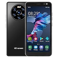 Elprico LANDVO Mate40 Smartphone, 5.45 Inch HD Screen Mobile Phone 1 + 8 GB, Dual SIM, 2000 mAh, Unlocked Android Phone (Black)