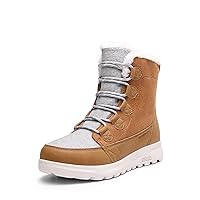 DREAM PAIRS Women's Winter Snow Boots Lace Up Warm Comfortable Faux Fur Lining Outdoor Ankle Booties