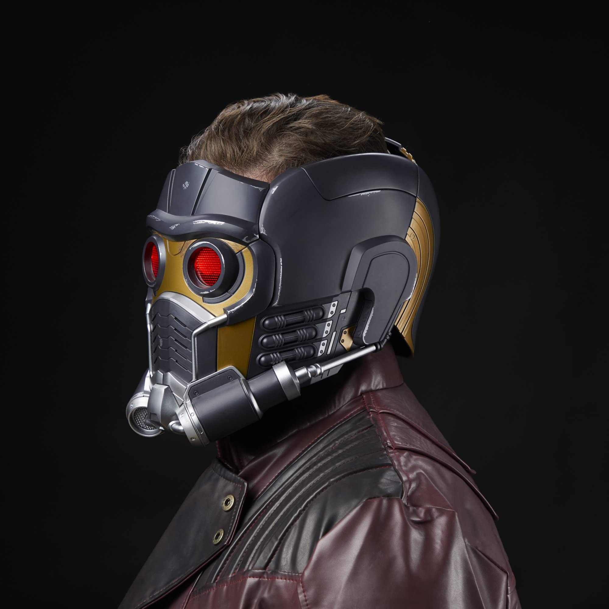 Marvel Legends Series Star-Lord Premium Electronic Roleplay Helmet with Light and Sound FX, Guardians of The Galaxy Adult Roleplay Gear