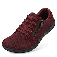 Mens Barefoot Walking Shoes Wide Toe Zero Drop Minimalist Shoes Comfortable Casual Shoes for Gym Driving Office
