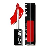 Revlon Liquid Lipstick, Face Makeup, ColorStay Satin Ink, Longwear Rich Lip Colors, Formulated with Black Currant Seed Oil, 014 Smokin' Hot, 0.17 Fl Oz