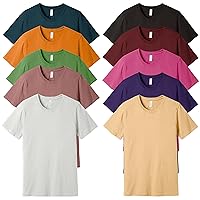 Unisex Short Sleeve T-Shirts Multipack of 1|3|6|10, Make Your Own Color Set