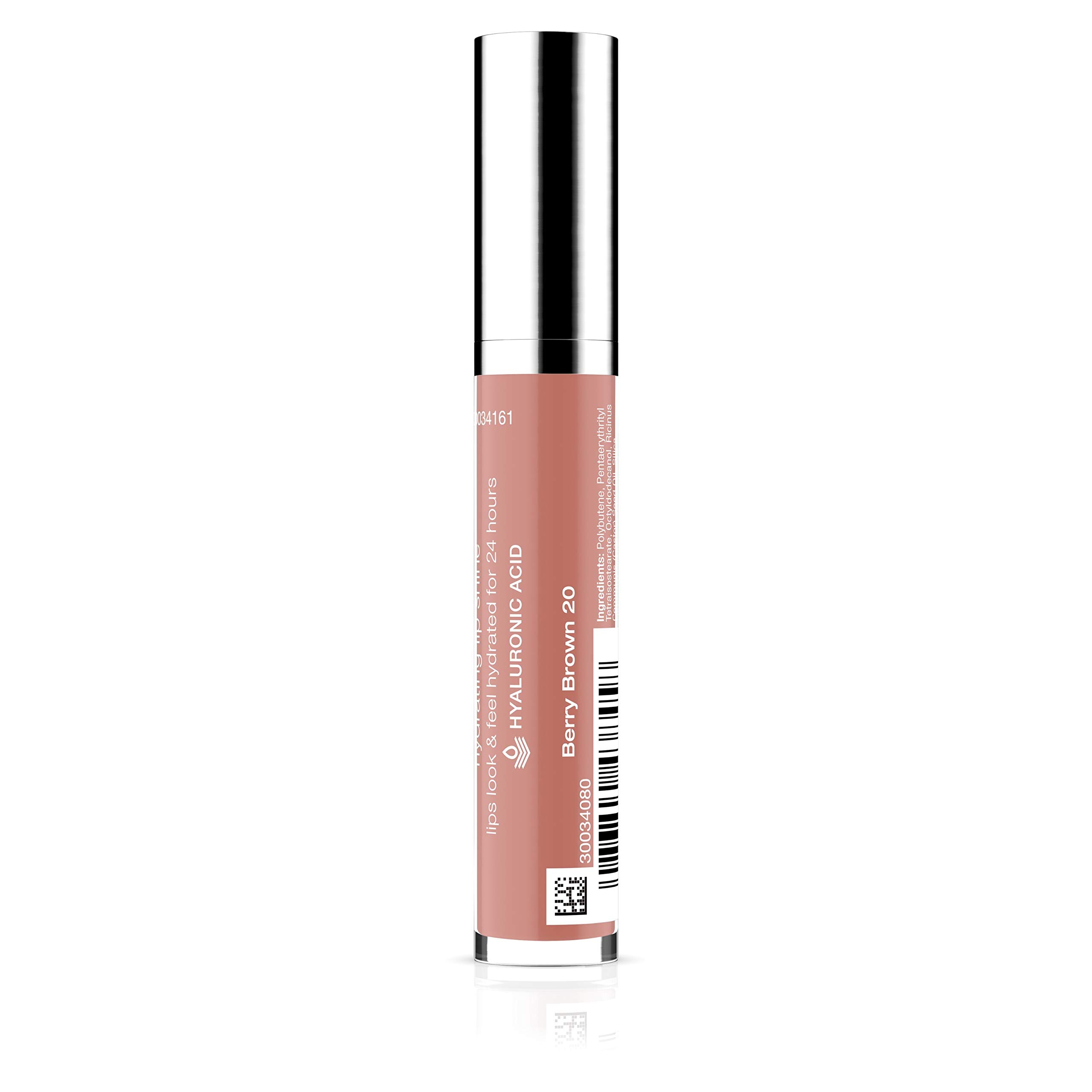 Neutrogena Hydro Boost Hydrating Lip Shine, 20 Berry Brown Color 0.10 Oz