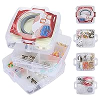 804Pcs Jewelry Making Supplies Kit,plplaaoo Beading Tools for Necklace,Bracelet, Earrings Making and Repairing, DIY Necklace Bracelet Earrings Materials DIY Craft Gifts for Girls, Kids, Jewelry M