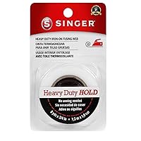 SINGER 00240 Heavy Duty Iron-On Fusing Web, Fabric Adhesive,