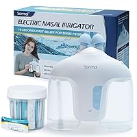 Sonmol Nasal Irrigation System Kit, Nose Cleaner for Sinus, 50 Saline Packets