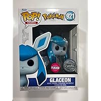 Pop! Games glaceon Flocked hot Topic Exclusive Vinyl Figure (DRM230302)