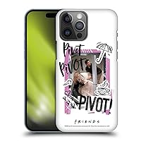 Head Case Designs Officially Licensed Friends TV Show Pivot Doodle Art Hard Back Case Compatible with Apple iPhone 14 Pro Max