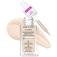 Bare Focus Skin Tint, 5% Niacinamide Enriched, Buildable Sheer Lightweight Coverage, Natural Radiant Finish, Hyaluronic & Vitamin Hydration Boost, Cruelty-Free & Vegan - Fair