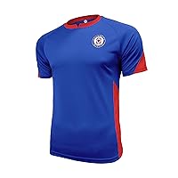 Icon Sports Men’s Soccer T-Shirts – Official Jersey Style Short Sleeve Athletic Football Team Graphic Game Day Active Tee Top