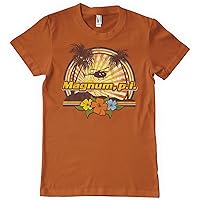 Magnum P.I. Officially Licensed Tropical Vibes Mens T-Shirt