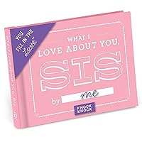 Knock Knock What I Love about You, Sister Fill in the Love Book Fill-in-the-Blank Gift Journal, 4.5 x 3.25-inches