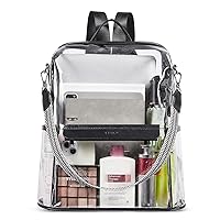 Clear Purse+Clear Backpack for School