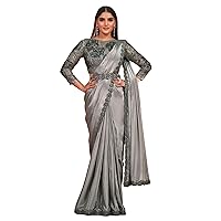 Indian Bridal Wedding Designer Imported Saree Blouse Festival Party Wear Woman Muslim 3524
