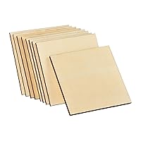 [Upgraded] Artificer Wood Squares, 4x4 Inch 26 Pack 1/4