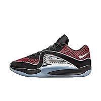 Nike KD16 Basketball Shoes (DV2917-004, Black/Bright Crimson/Thunder Blue)