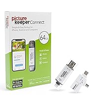 Connect Photo & Video USB Flash Drive for Apple, Android & PC Devices, 64GB Thumb Drive Picture Keeper Connect Photo & Video USB Flash Drive for Apple, Android & PC Devices, 64GB Thumb Drive