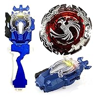 Bay Blades for 8-12 Sparking Launcher Set Gaming Tops Toy B-131 Booster Dead Phoenix.0.at Play Blade Blades for Boys 6-8 Battling Tops Left and Right String Launcher Grip Kids Gifts