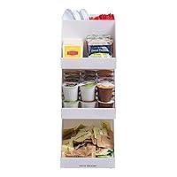 Mind Reader Coffee Tea Utensil and Condiment Station, Countertop Organizer, Coffee Bar, Kitchen, 6