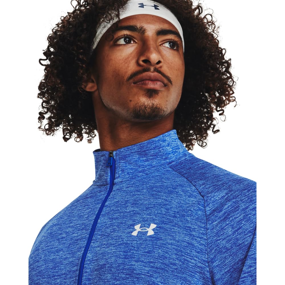 Under Armour Tech 2.0 1/2 Zip, Versatile Warm Up Top for Men, Light and Breathable Zip Up Top for Working Out Men